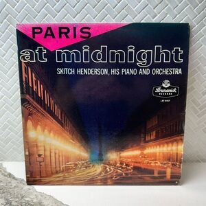 Skitch Henderson His Piano & Orchestra - Paris At Midnight - Brunswick LAT-8187